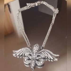Rock 47 by wrangler necklace fleur rhinestone